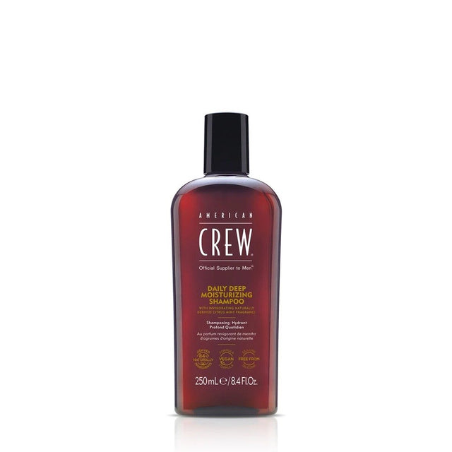 American Crew, Daily Deep Moisturizing, Vegan, Hair Shampoo, For Nourishing, 250 ml - Feel You