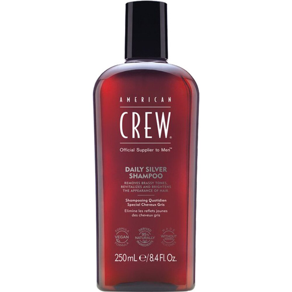 American Crew, Daily Silver, Paraben-Free, Hair Shampoo, For Colour Protection, 250 ml - Feel You