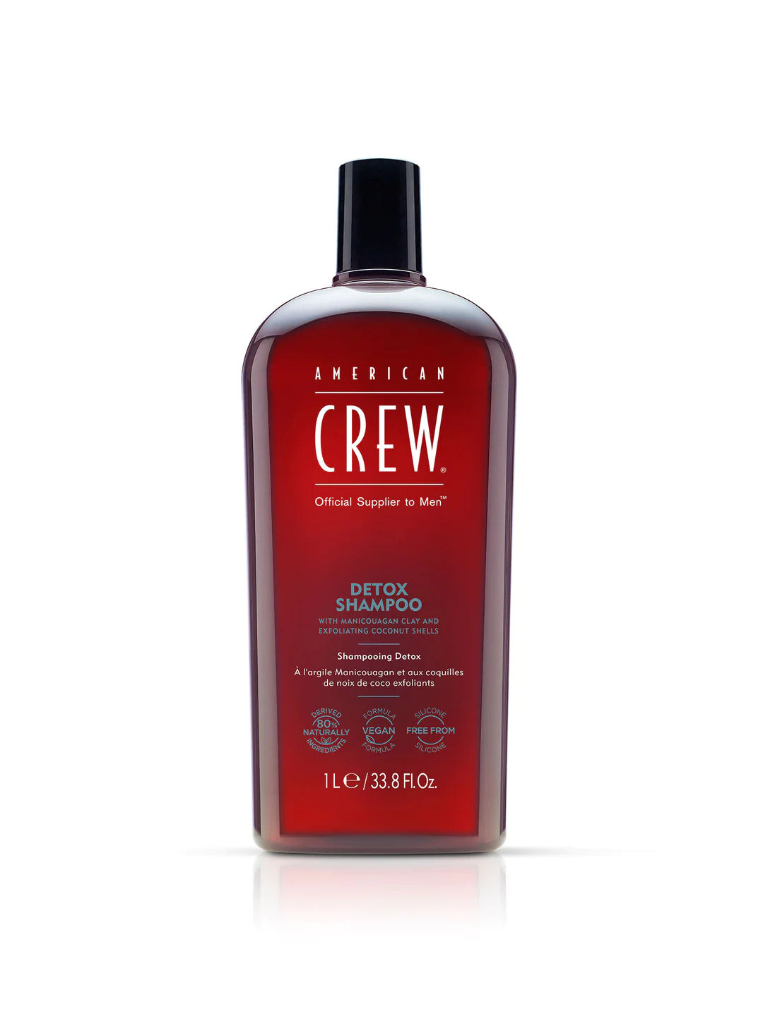 American Crew, Detox, Vegan, Hair Shampoo, For Regulation Of Excessive Sebum, 1000 ml - Feel You