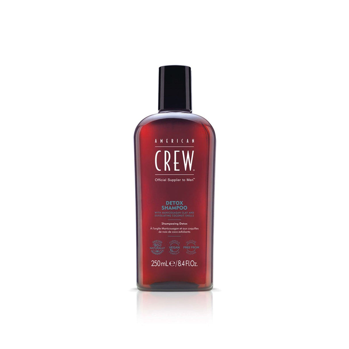 American Crew, Detox, Vegan, Hair Shampoo, For Regulation Of Excessive Sebum, 250 ml - Feel You
