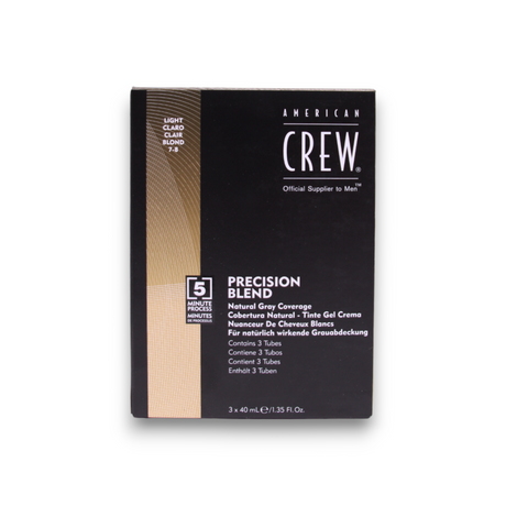 American Crew, Precision Blend, Semi-Permanent Hair Dye, 7-8 Light, 3x, 40 ml - Feel You