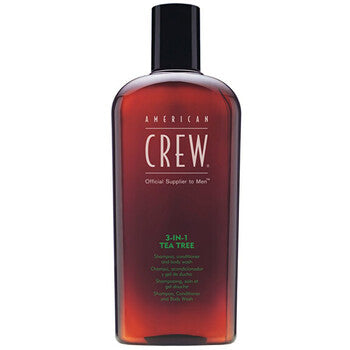 American Crew - Shampoo, Conditioner & Body Wash - Shampoo with tea tree 3in1 - 1000ml - Feel You
