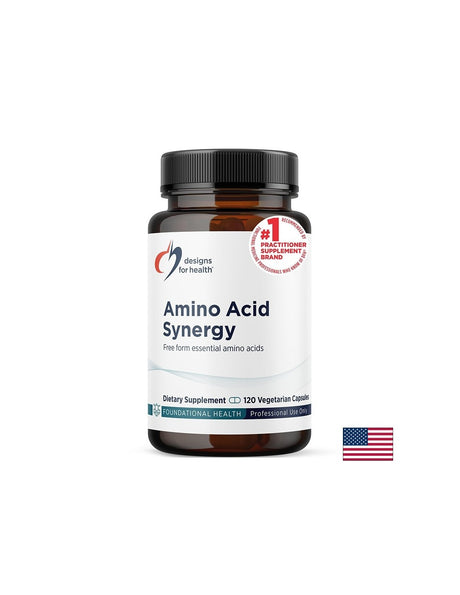 Amino Acid Synergy (Формула с есенциални аминокиселини и BCAA) – Мускулно възстановяване и издръжливост, 120 капсули - Feel You