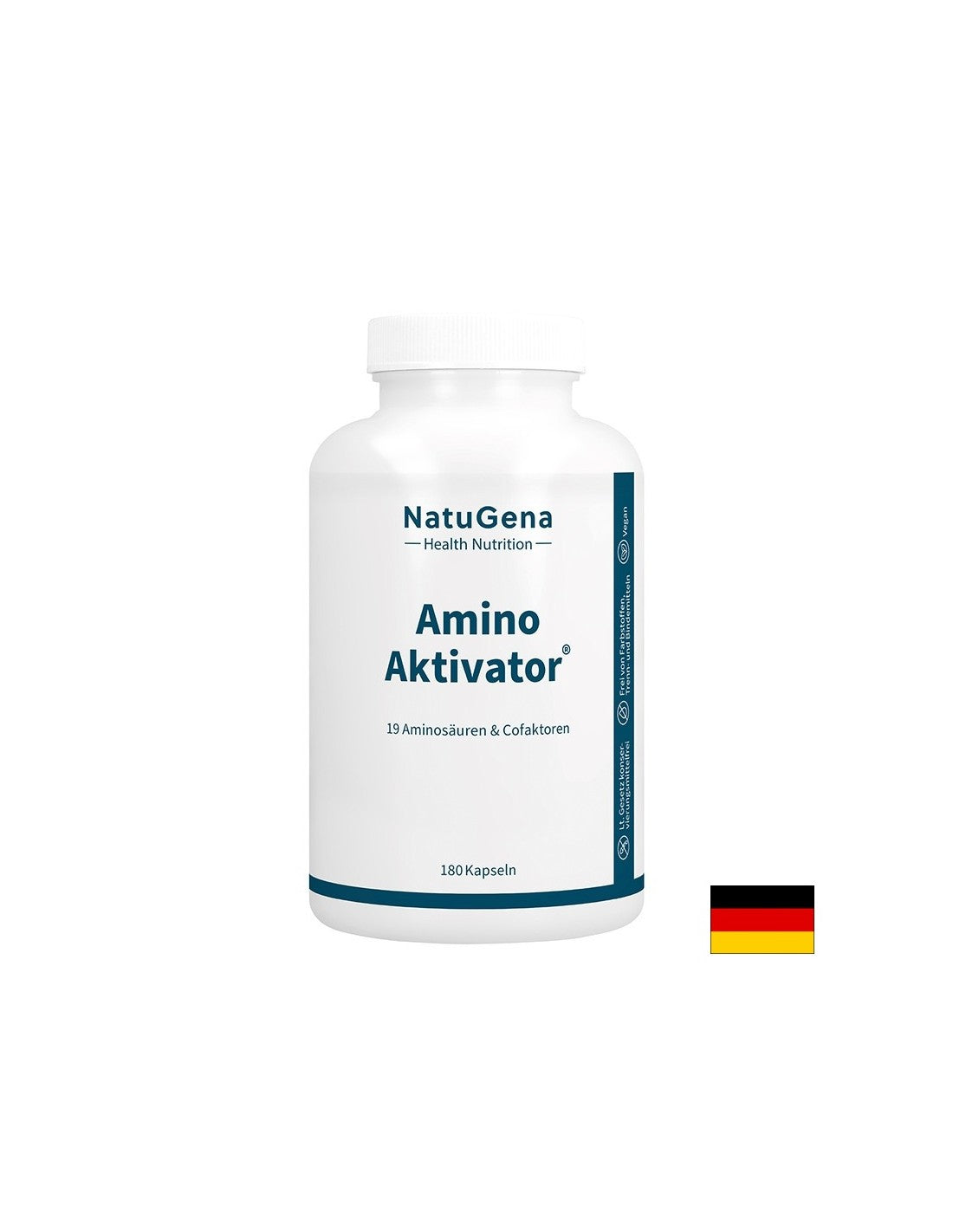 Amino Aktivator (19 аминокиселини) – Мускулно възстановяване и поддържане на мускулната маса, 180 капсули - Feel You
