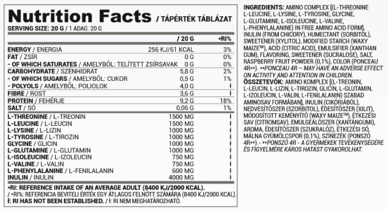 Amino Sorbet | Ready-to-Freeze Amino Ice Cream - 20 грама - Feel You