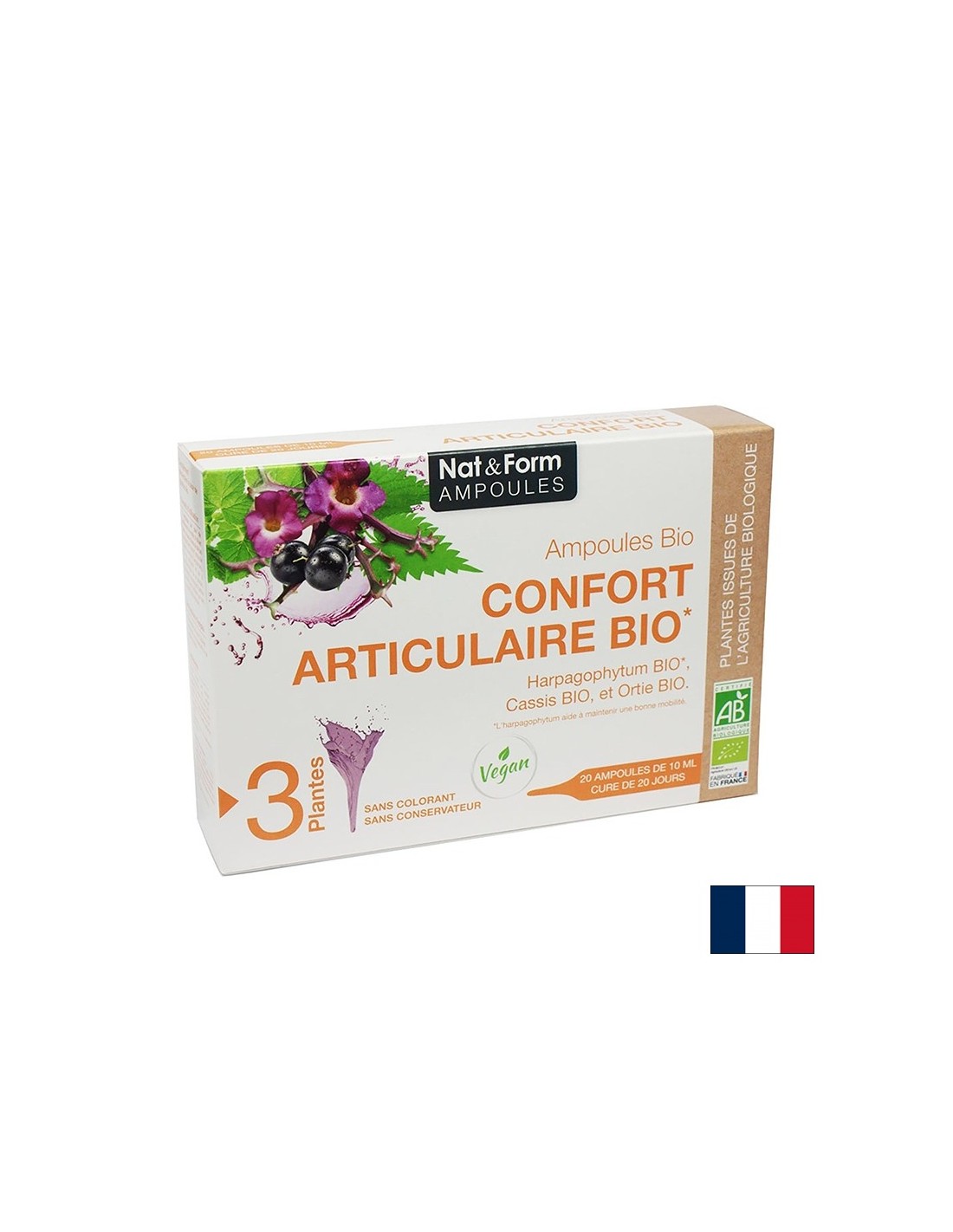 За подвижни стави - Ampoile Confort Articilare BIO, 20 ампули - Feel You