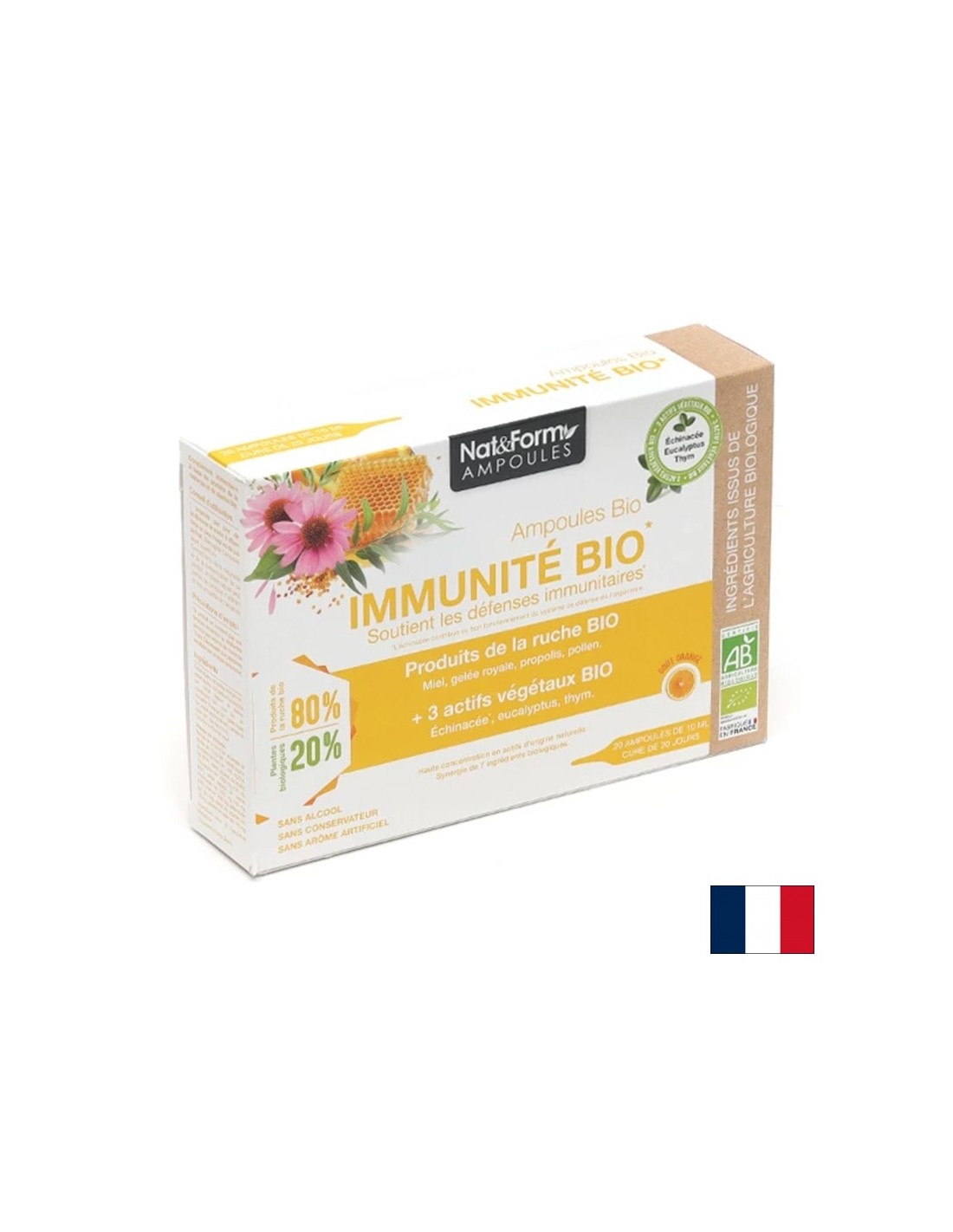 Имунитет - Ampoile Immunite BIO, 20 ампули за пиене - Feel You