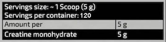 Anabolic Creatine | Creatine Monohydrate Powder - 600 грама - Feel You