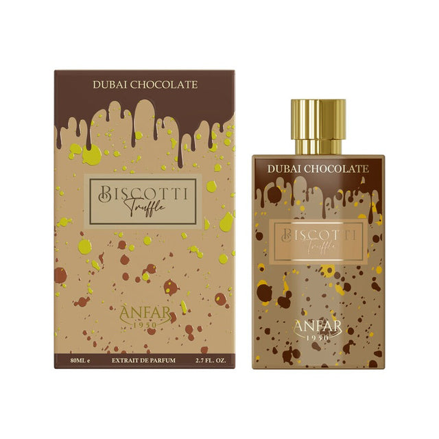 Anfar, Dubai Chocolate - Biscotti Truffle, Extrait De Parfum, Unisex, 80 ml - Feel You