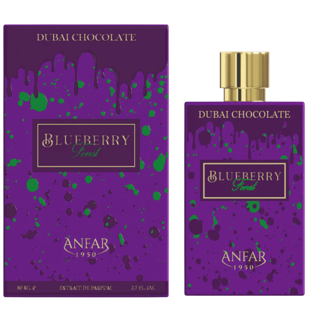 Anfar, Dubai Chocolate - Blueberry Forest, Extrait De Parfum, Unisex, 80 ml - Feel You