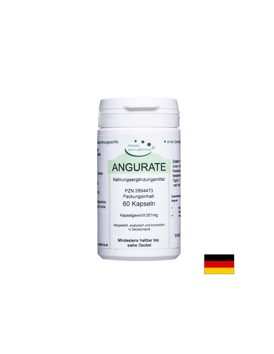 Angurate - Ангурат 450 mg, 60 капсули El Compra - Feel You