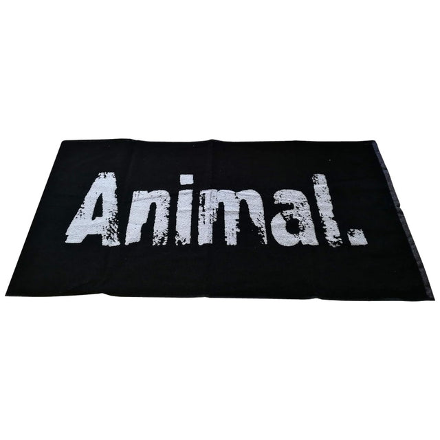 Animal Gym Towel - Black | 100 x 50 cm - 100 x 50 cm - Feel You