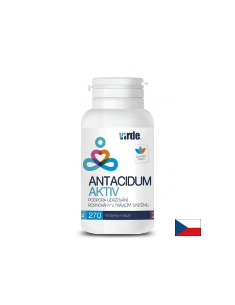 Antacidum Aktiv – Минерали и растителни екстракти при киселини и стомашен дискомфорт, 270 филмирани таблетки - Feel You