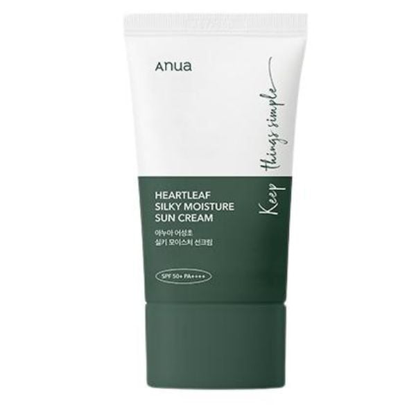 Anua - Heartleaf Silky Moisture Sun Cream SPF50+ PA++++, 50ml - Feel You
