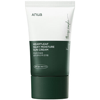 Anua - Heartleaf Silky Moisture Sun Screen SPF 50+ - Hydratační opalovací krém na obličej - 50ml - Feel You