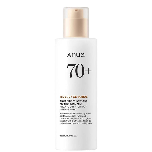 Anua - Rice 70 + Ceramide Intensive Moisturizing Milk - 150ml - Feel You