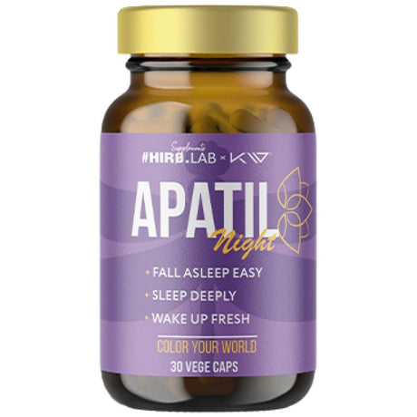 Apatil Night | with L-Theanine, Valerian & Passion Flower - 30 капсули - Feel You