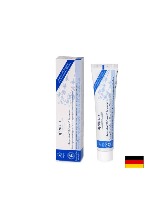 Apeiron Auromère® Kräuter-Zahncreme blue Ayurveda - Билкова паста за зъби (съвместима с хомеопатия), 75 ml - Feel You