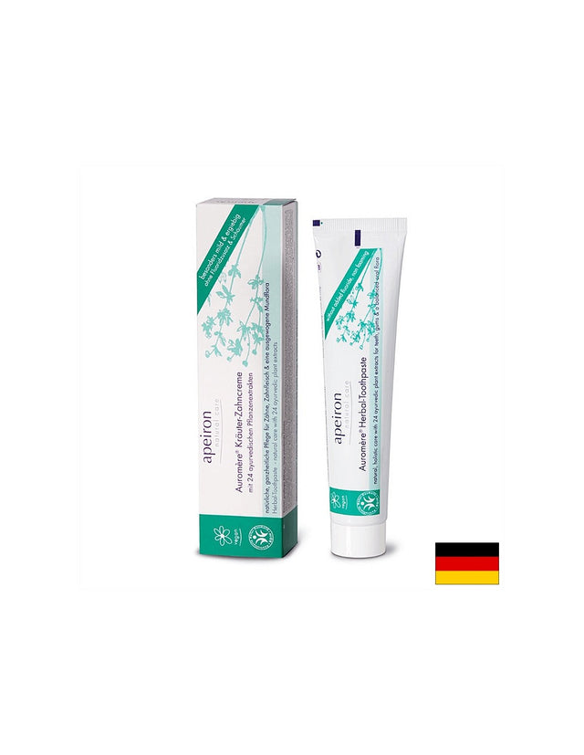 Apeiron Auromère® Kräuter-Zahncreme green Ayurveda - Билкова паста за зъби (съвместима с хомеопатия), 75 ml - Feel You