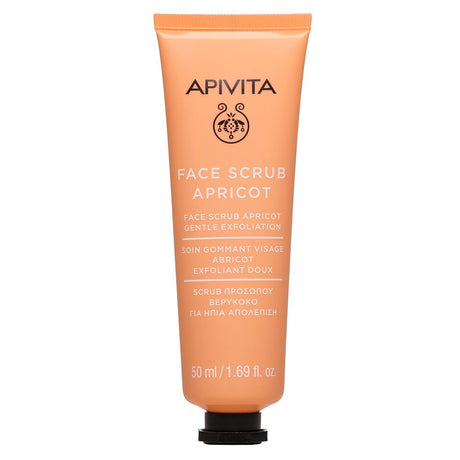 Apivita, Apricot, Cleansing & Exfoliating, Scrub Mask, 1-2 times a week, For Face, 50 ml - Feel You