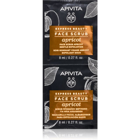Apivita, Apricot, Exfoliating & Cleansing, Scrub Mask, For Face, 6 pcs, 8 ml - Feel You
