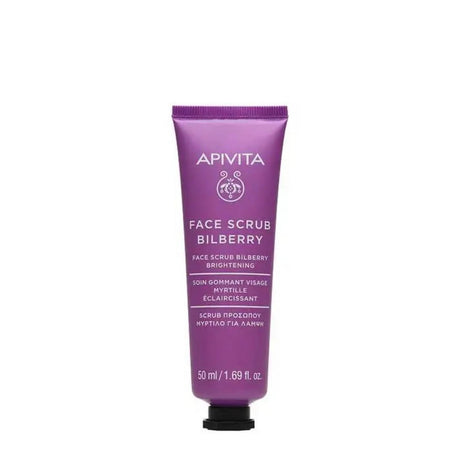 Apivita, Bilberry, Brightening & Exfoliating, Cleansing Scrub, For Face, 50 ml - Feel You
