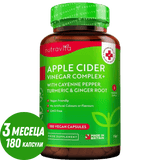 Apple Cider Vinegar 1000 mg /180 капсули, 90 дози/ Nutravita - Feel You