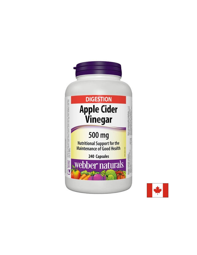 Apple Cider Vinegar - Ябълков оцет, 500 mg,  240 капсули - Feel You