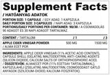 Apple Cider Vinegar 500 mg - 90 капсули - Feel You