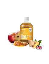 Ябълков оцет + мед от манука и джинджифил - Apple Cider Vinegar with Manuka Honey & Ginger (300 MGO) , 500 ml - Feel You