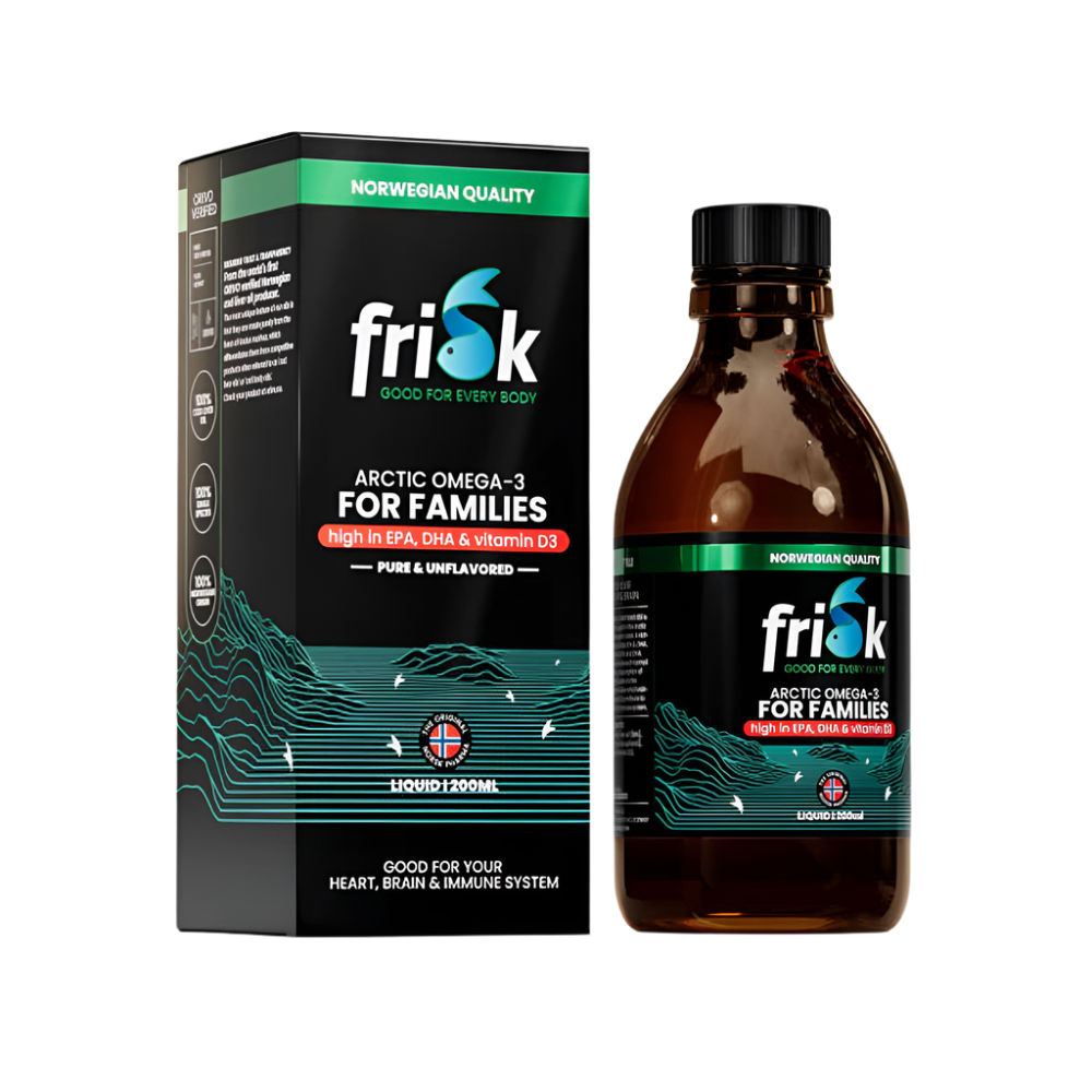 Arctic Liquid – Течни Омега-3 – Натурален вкус / 100% Дива Треска от Норвегия – 200 мл - Feel You