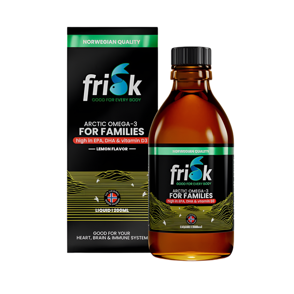 Arctic Liquid – Течни Омега-3 – Лимонов Вкус / 100% Дива Треска от Норвегия – 200 мл - Feel You