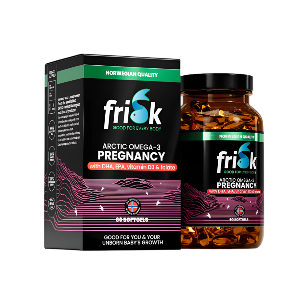 Arctic Pregnancy – Омега-3 при Бременни – 100% Дива Треска от Норвегия – 80 Капсули - Feel You