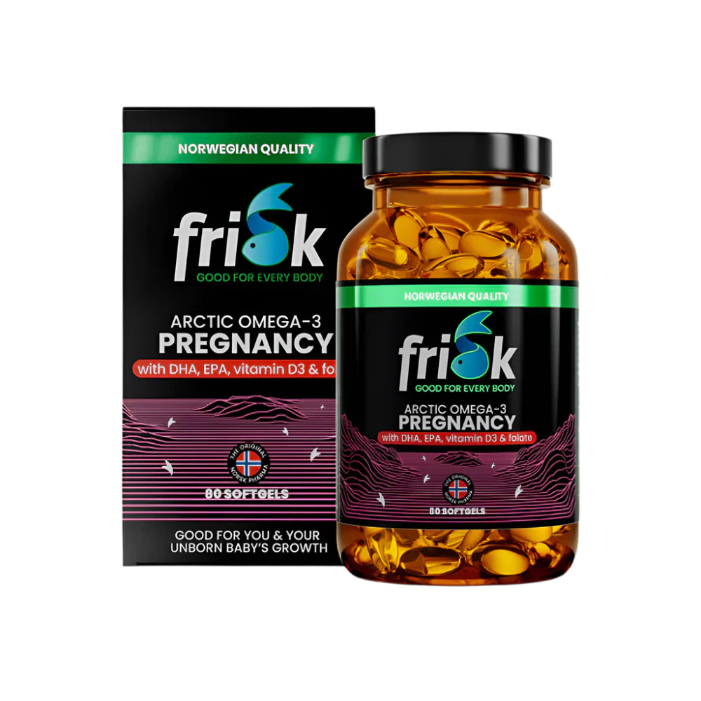 Arctic Pregnancy – Омега-3 при Бременни – 100% Дива Треска от Норвегия – 80 Капсули - Feel You