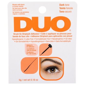 Ardell - Duo Brush-On Striplash Adhesive Dark Tone - Glue for false eyelashes with double brush 5 g - Feel You