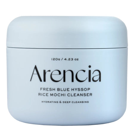 Arencia - Fresh Blue Hyssop Rice Mochi Cleanser - Moisturizing Facial Cleansing Paste - 120g - Feel You