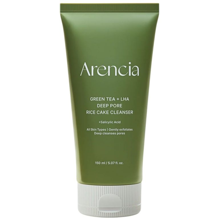 Arencia - Green Tea + LHA Deep Pore Rice Cake Cleanser, 150g - Feel You