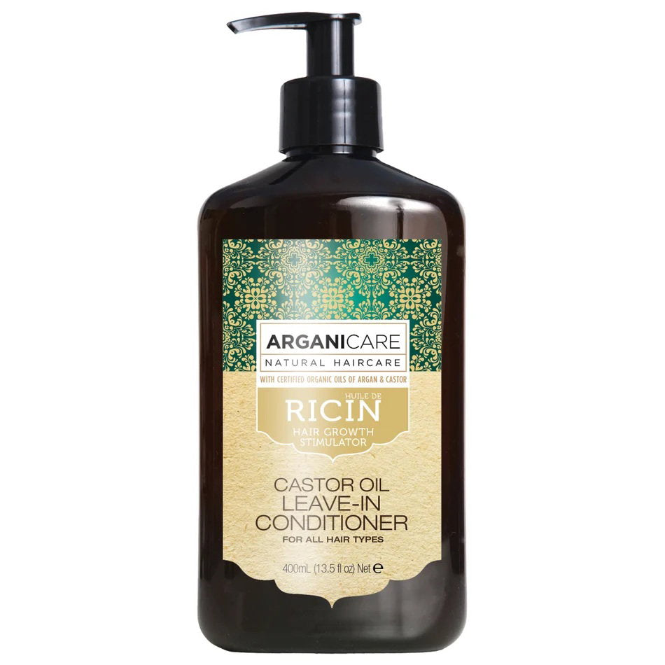 Arganicare, Ricin, Hair Leave-In Conditioner, For Growth Stimulation, 400 ml - Feel You