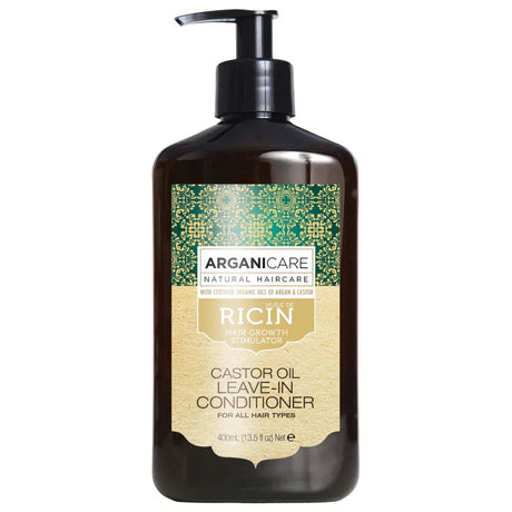 Arganicare, Ricin, Hair Leave-In Conditioner, For Growth Stimulation, 400 ml - Feel You