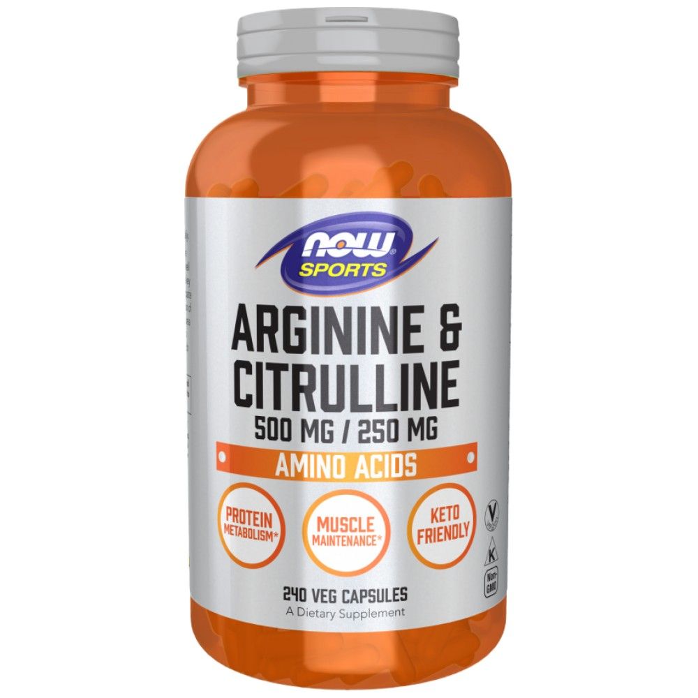 Arginine & Citrulline - 240 капсули - Feel You