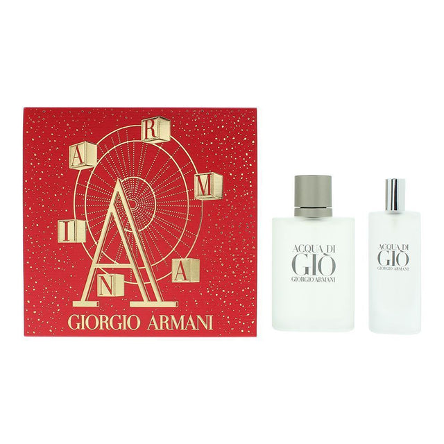 Armani - Acqua di Gio Man Gift set EDT 50 ml and miniature EDT 15 ml - 50ml - Feel You
