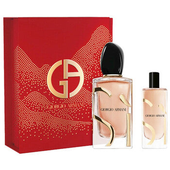 Armani - Sì Intense Dárková sada EDP 100 ml a EDP 15 ml - 100ml - Feel You