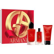 Armani - Sí Passione Gift Set EDP 100 ml, body lotion 50 ml and miniature EDP 15 ml - 100ml - Feel You