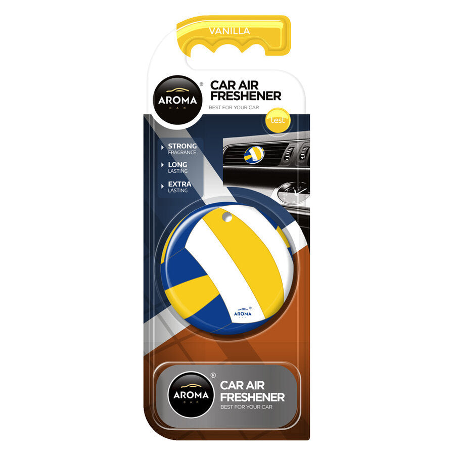 Aroma Car, Volley Ball, Vanilla, Car Air Freshener - Feel You