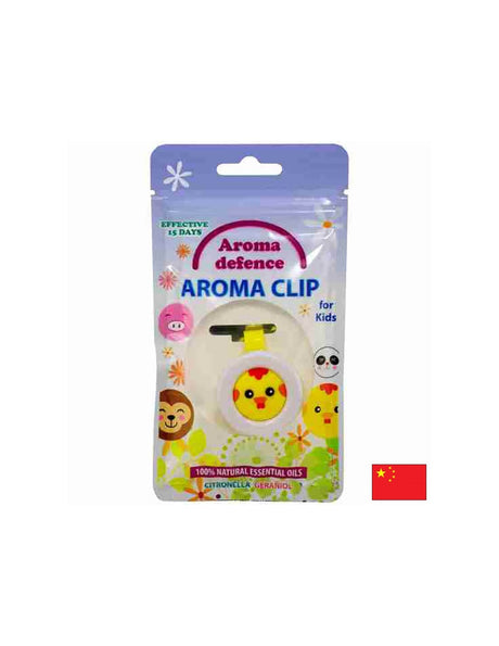 Клипс "Aroma Defence" за деца - Репелент с аромат на цитронела и здравец - Feel You