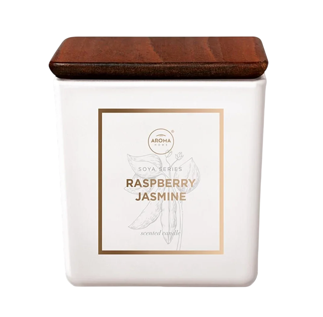 Aroma Home, Raspberry & Jasmine, Scented Candle, 115 g - Feel You