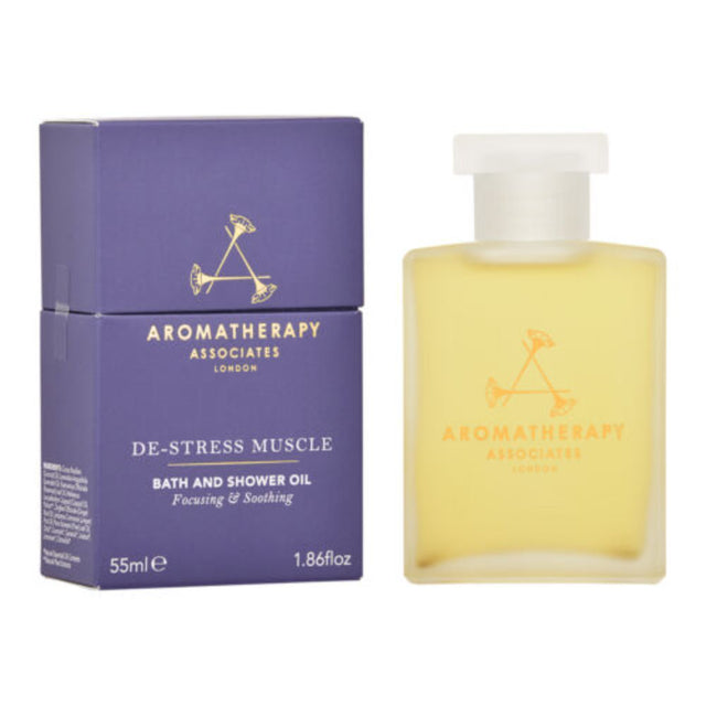 Aromatherapy Associates, De-Stress, Rosemary, Ginger & Black Pepper, Relaxing, Bath Oil, 55 ml - Feel You