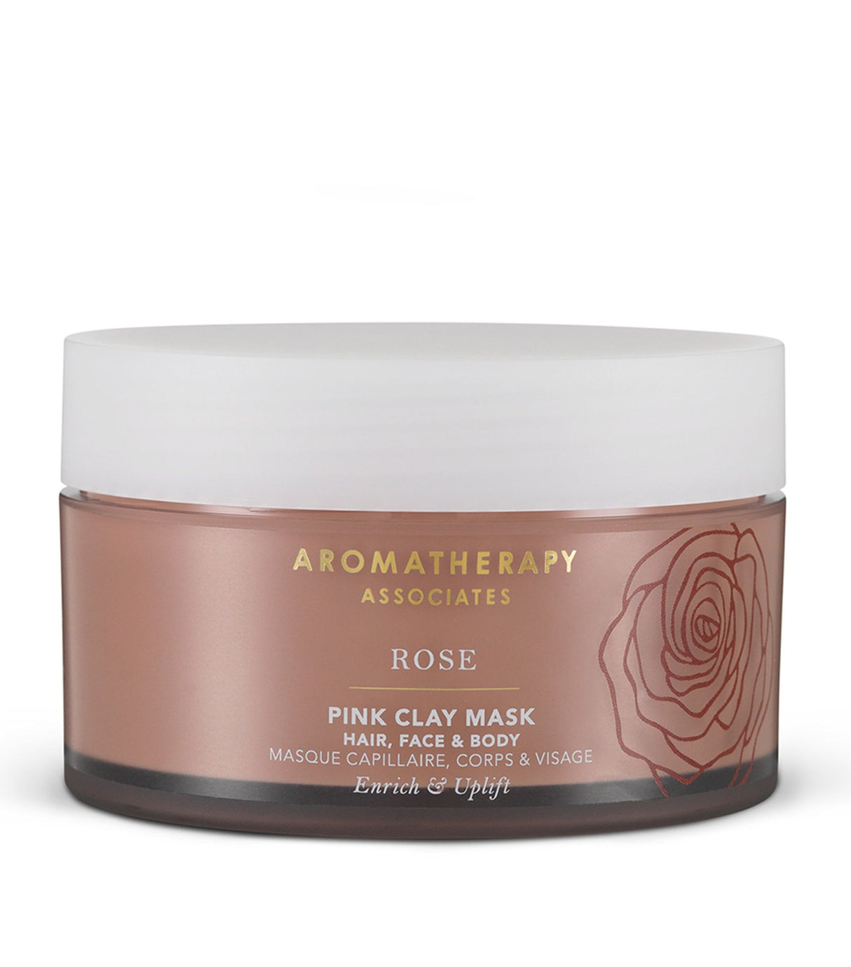 Aromatherapy Associates, Rose, Essential Oils, Eliminates Impurities, Clay Mask, 200 ml *Tester - Feel You