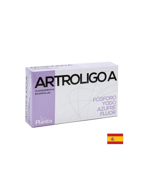 Artroligo A Oligoelementos (фосфор, йод, сяра, флуор)/ За здрави стави, 20 ампули за пиене Artesania - Feel You