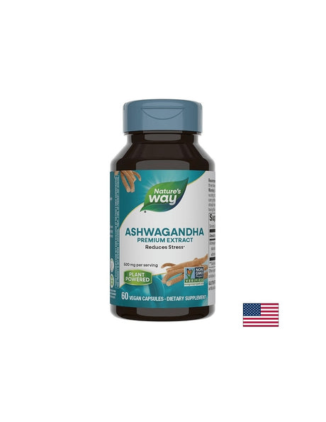 Ashwagandha/ Ашваганда 500 mg х 60 капсули Nature’s Way - Feel You